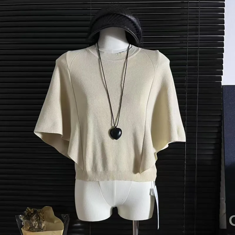 French Style Summer Loose Knitted Sweater T-Shirt Women Tees Fashion Ladies Knitwear Jumpers Tops Shirts Casual Pull Femmes
French Style Summer Loose Knitted Sweater T-Shirt Women Tees Fashion Ladies Knitwear Jumpers Tops Shirts Casual Pull Femmes
