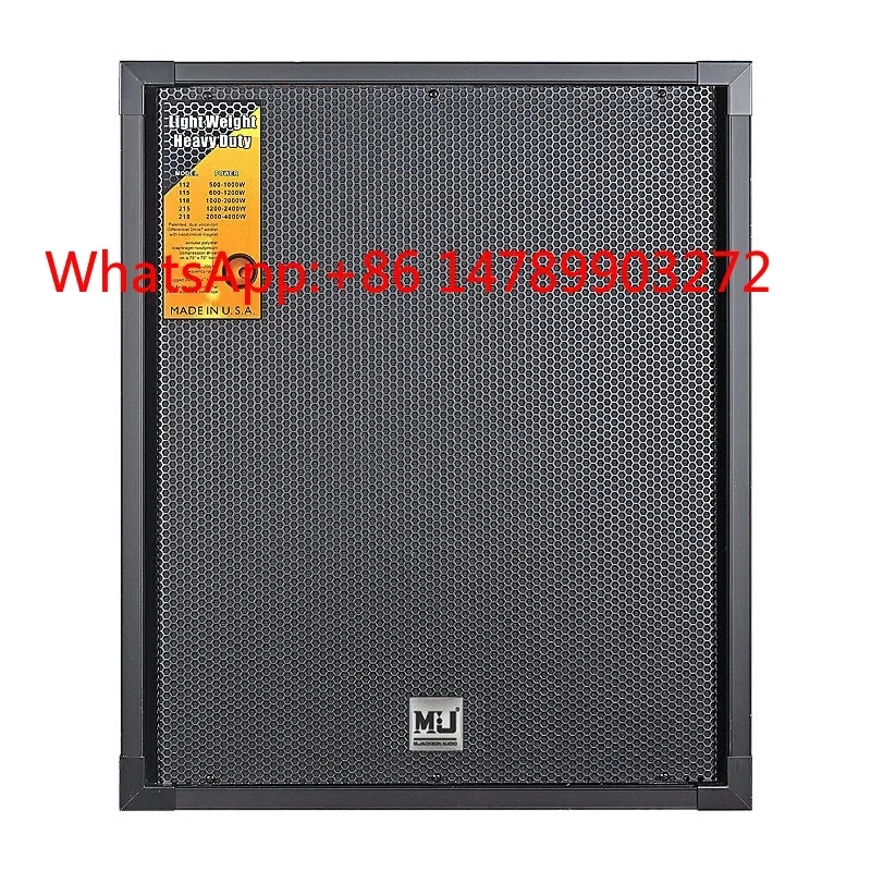 18‑Inch Passive Subwoofer with Colorful Aluminum Frame, Heavy Bass Professional Stage Speaker for Concert DJ Party
18‑Inch Passive Subwoofer with Colorful Aluminum Frame, Heavy Bass Professional Stage Speaker for Concert DJ Party