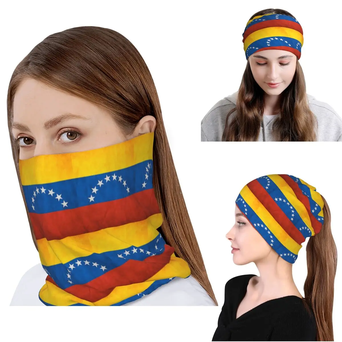 Venezuela Venezuelan Flag National Flag Of Venezuela Bandana Neck Cover Wrap Scarf Headwear Beanies Hat Unisex Adult Windproof
Venezuela Venezuelan Flag National Flag Of Venezuela Bandana Neck Cover Wrap Scarf Headwear Beanies Hat Unisex Adult Windproof
