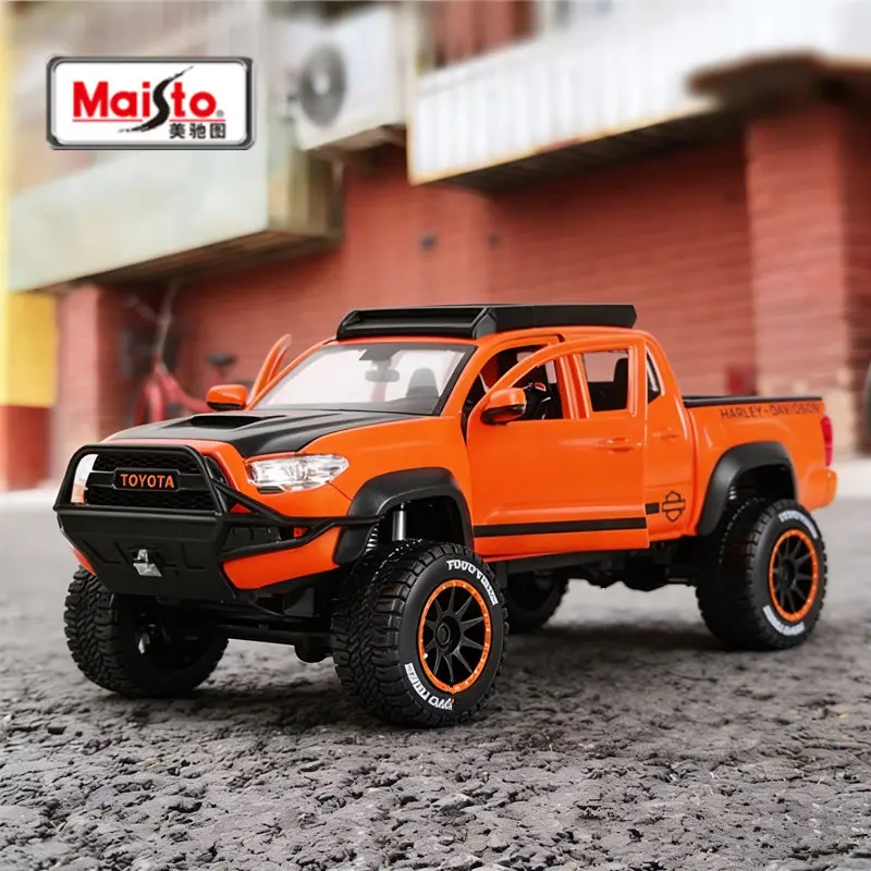 Maisto 1/24 Harley Version TOYOTA Tacoma TRD PRO Pickup Alloy Car Model Diecasts Metal Off-road Vehicles Car Model Kids Toy Gift
Maisto 1/24 Harley Version TOYOTA Tacoma TRD PRO Pickup Alloy Car Model Diecasts Metal Off-road Vehicles Car Model Kids Toy Gift