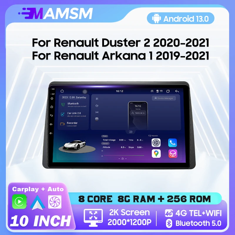 MAMSM Android13 Car Radio For Renault Duster Arkana 2019-2021 Video Multimedia Bluetooth Player Navigation GPS Carplay Autoradio
MAMSM Android13 Car Radio For Renault Duster Arkana 2019-2021 Video Multimedia Bluetooth Player Navigation GPS Carplay Autoradio