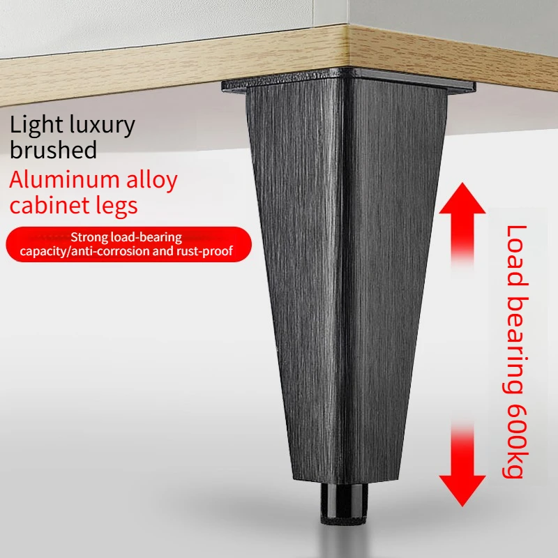 4pcs Adjustable Aluminum Alloy Bathroom Cabinet Feet, Black TV Cabinet Legs, Coffee Table And Sofa Feet Table Legs Metal
4pcs Adjustable Aluminum Alloy Bathroom Cabinet Feet, Black TV Cabinet Legs, Coffee Table And Sofa Feet Table Legs Metal