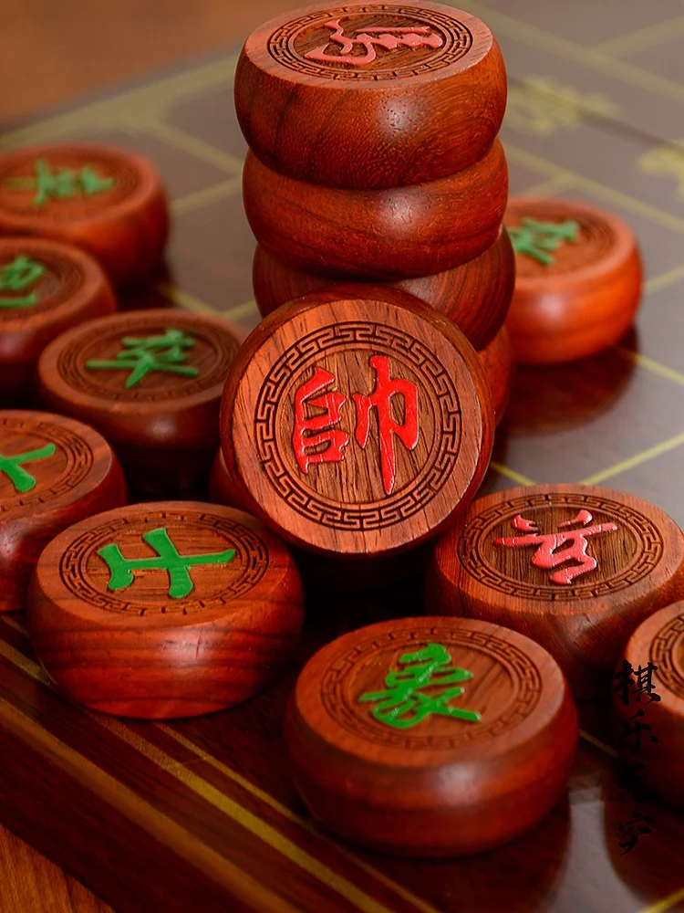 Red Hua Li Wood Chess Piece Individual Black Ebony Blood Sandalwood High End Elm Carved Single Side Red Wood Chess Set
Red Hua Li Wood Chess Piece Individual Black Ebony Blood Sandalwood High End Elm Carved Single Side Red Wood Chess Set