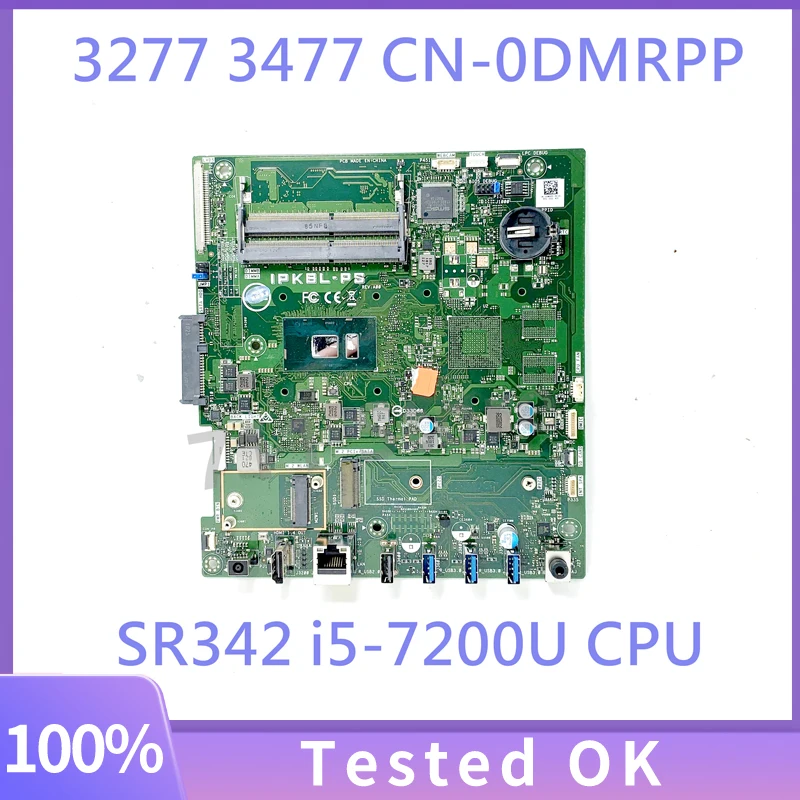 CN-0DMRPP 0DMRPP W/ SR342 i5-7200U CPU Высококачественная материнская плата для Dell 3277 3477 Материнская плата ноутбука 100% Полная работа
CN-0DMRPP 0DMRPP W/ SR342 i5-7200U CPU Высококачественная материнская плата для Dell 3277 3477 Материнская плата ноутбука 100% Полная работа