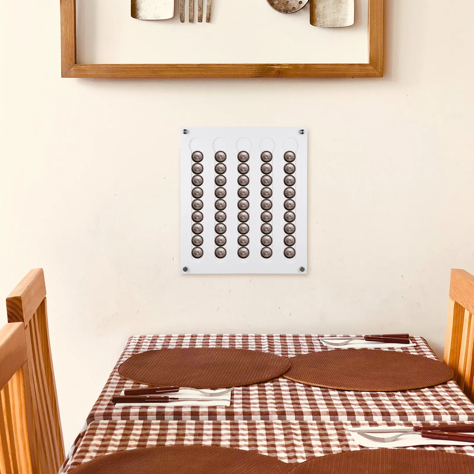 Smooth Anti Rust Acrylic Coffee Pod Storage Rack Wall Mounted Heavy Duty Reusable Organizer for Capsules Display in Kitchen
Smooth Anti Rust Acrylic Coffee Pod Storage Rack Wall Mounted Heavy Duty Reusable Organizer for Capsules Display in Kitchen