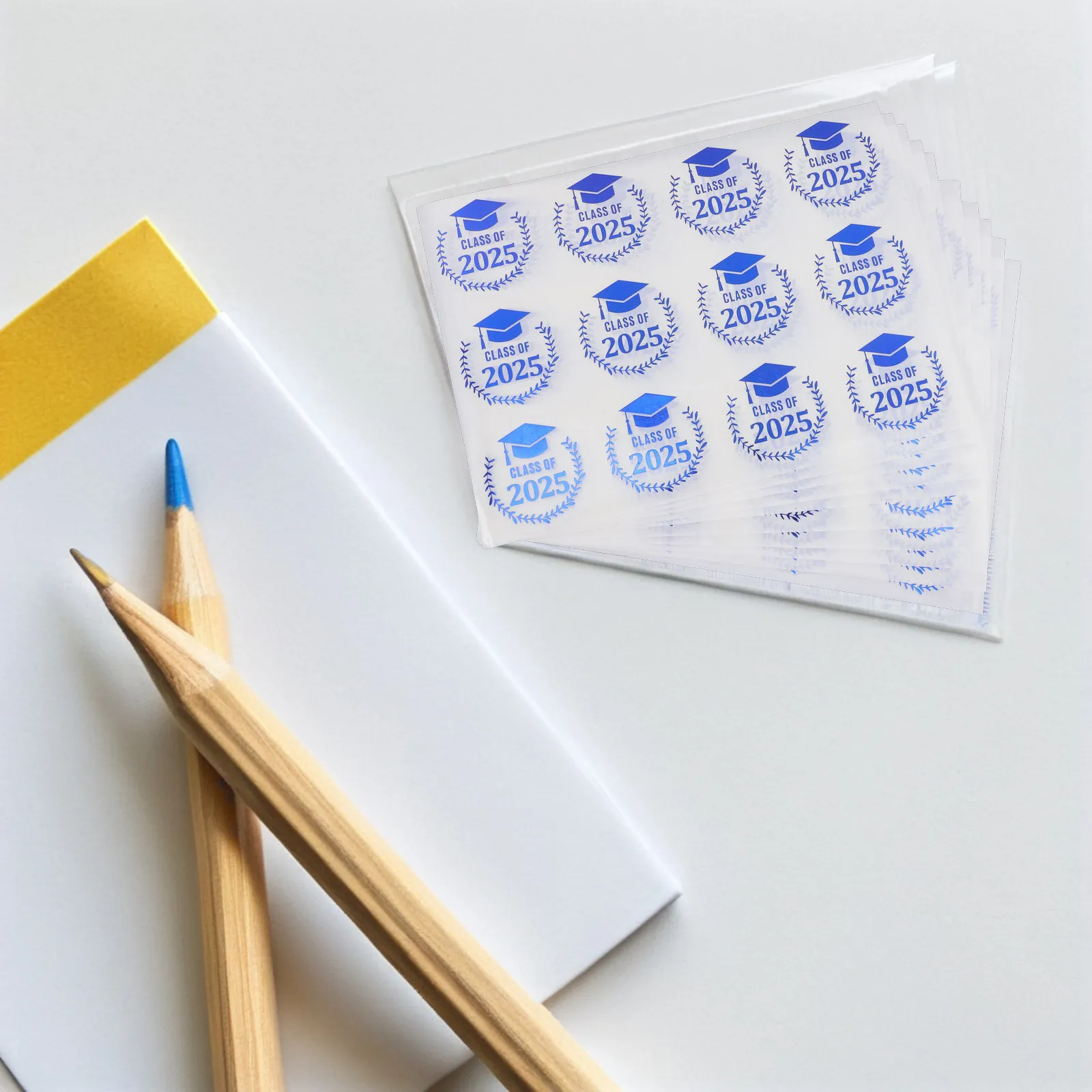 10 Sheet Gold Foil Graduation Stickers Versatile Waterproof Peel Stick for Caps Envelopes Water Bottles Scrapbooks Car Decals
10 Sheet Gold Foil Graduation Stickers Versatile Waterproof Peel Stick for Caps Envelopes Water Bottles Scrapbooks Car Decals