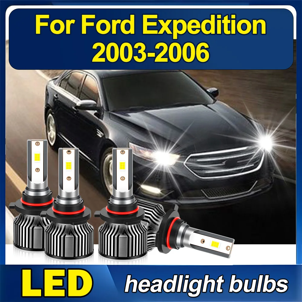 2PCS 6500k Car Turbo Fan Headlight Auto Light 9005 Hi 9006 Low Beam 3570 CSP Super Bright 20000LM For Ford Expedition 2003-2006
2PCS 6500k Car Turbo Fan Headlight Auto Light 9005 Hi 9006 Low Beam 3570 CSP Super Bright 20000LM For Ford Expedition 2003-2006