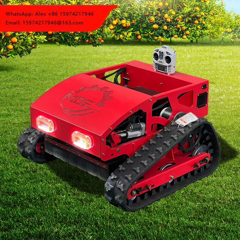 MDE608-90A Remote-Controlled Crawler-Type Lawn Mower Weeder & Grass Shredder For Orchards & Farms Longjie Manufacturer
MDE608-90A Remote-Controlled Crawler-Type Lawn Mower Weeder & Grass Shredder For Orchards & Farms Longjie Manufacturer