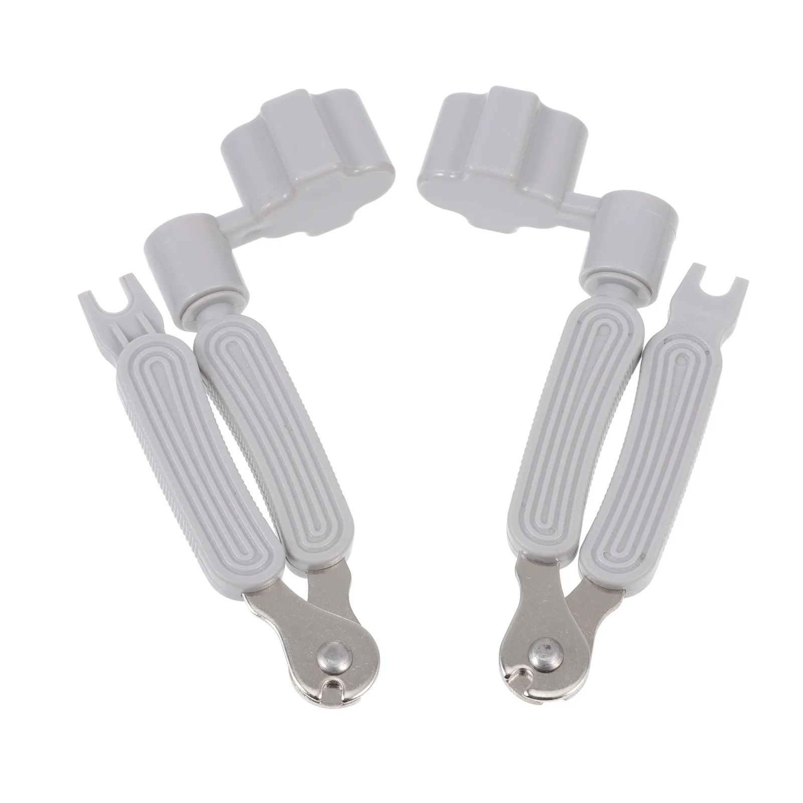 2Pcs 3 in 1 Guitar String Winder Cutter Bridge Pin Puller Integrated Scissors Needle Clamp Guitar Tools Light Grey
2Pcs 3 in 1 Guitar String Winder Cutter Bridge Pin Puller Integrated Scissors Needle Clamp Guitar Tools Light Grey