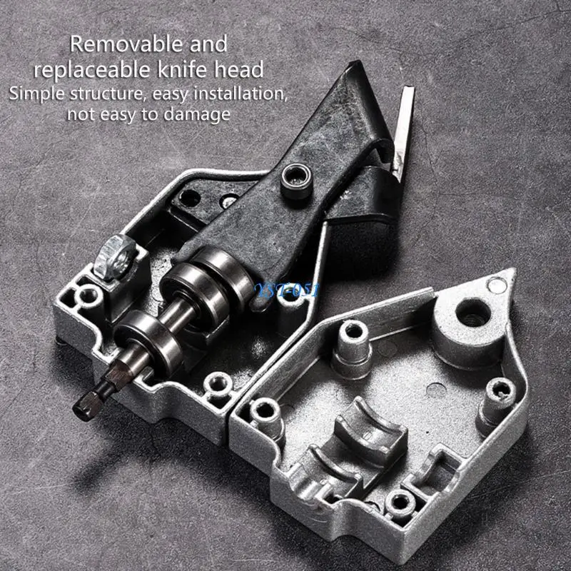 E15A Professional Shank Metal Cutter Attachment Converts Cordless Drill to Efficient Shear Tool for Clean Cuts
E15A Professional Shank Metal Cutter Attachment Converts Cordless Drill to Efficient Shear Tool for Clean Cuts
