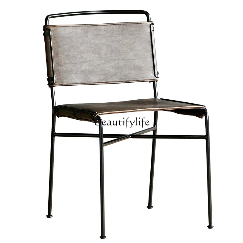 z.Wabi Sabi Wind Wrought Iron Dining Chair Light Luxury Creative Leisure Industrial Wind Leisure Chair
z.Wabi Sabi Wind Wrought Iron Dining Chair Light Luxury Creative Leisure Industrial Wind Leisure Chair