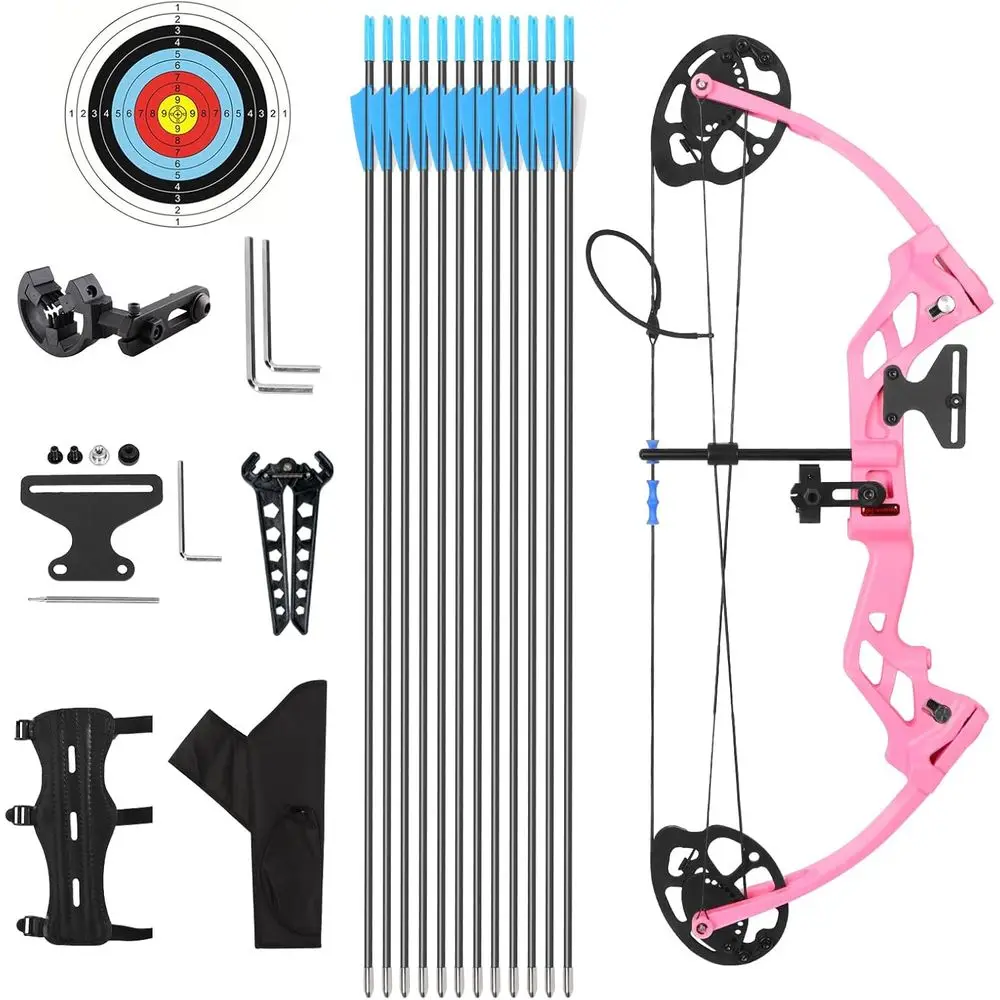 Youth Archery Set for Ages 8-12, Adjustable 16-20 lbs Draw Weight, 17.3-26 Draw Length
Youth Archery Set for Ages 8-12, Adjustable 16-20 lbs Draw Weight, 17.3-26 Draw Length