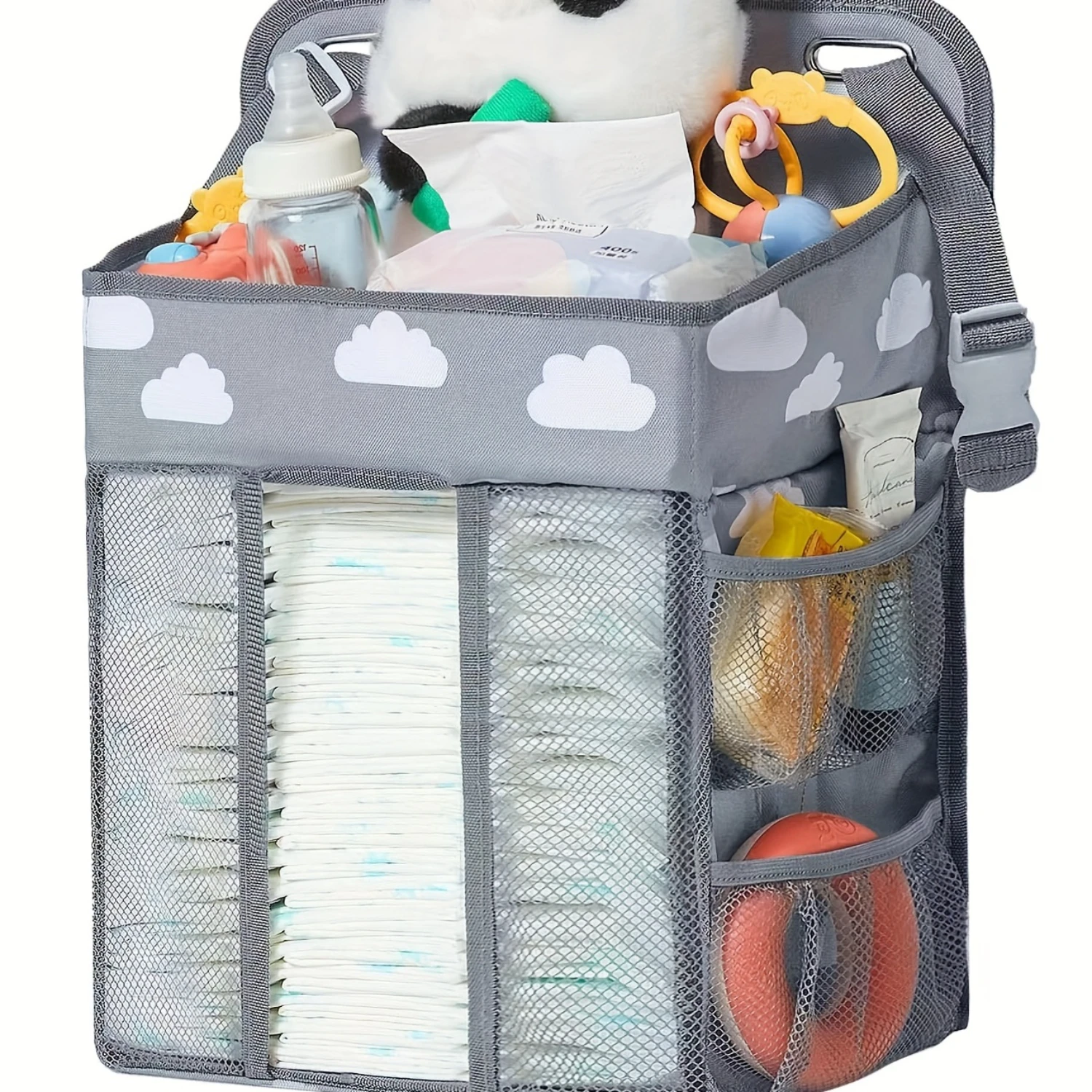 Chic Floral Portable Diaper Bag for Effortless Nursery Organization - Foldable & Hangable, Easy to Use
Chic Floral Portable Diaper Bag for Effortless Nursery Organization - Foldable & Hangable, Easy to Use