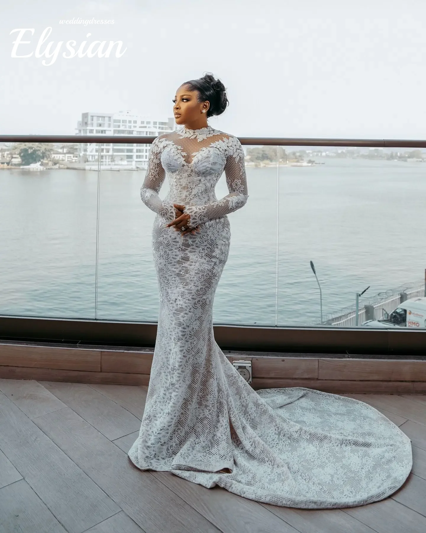 Customized Arabic Plus Size Ivory Illusion Mermaid Wedding Dresses Lace Full Sleeves Vintage Charming Bridal Gowns Dress
Customized Arabic Plus Size Ivory Illusion Mermaid Wedding Dresses Lace Full Sleeves Vintage Charming Bridal Gowns Dress