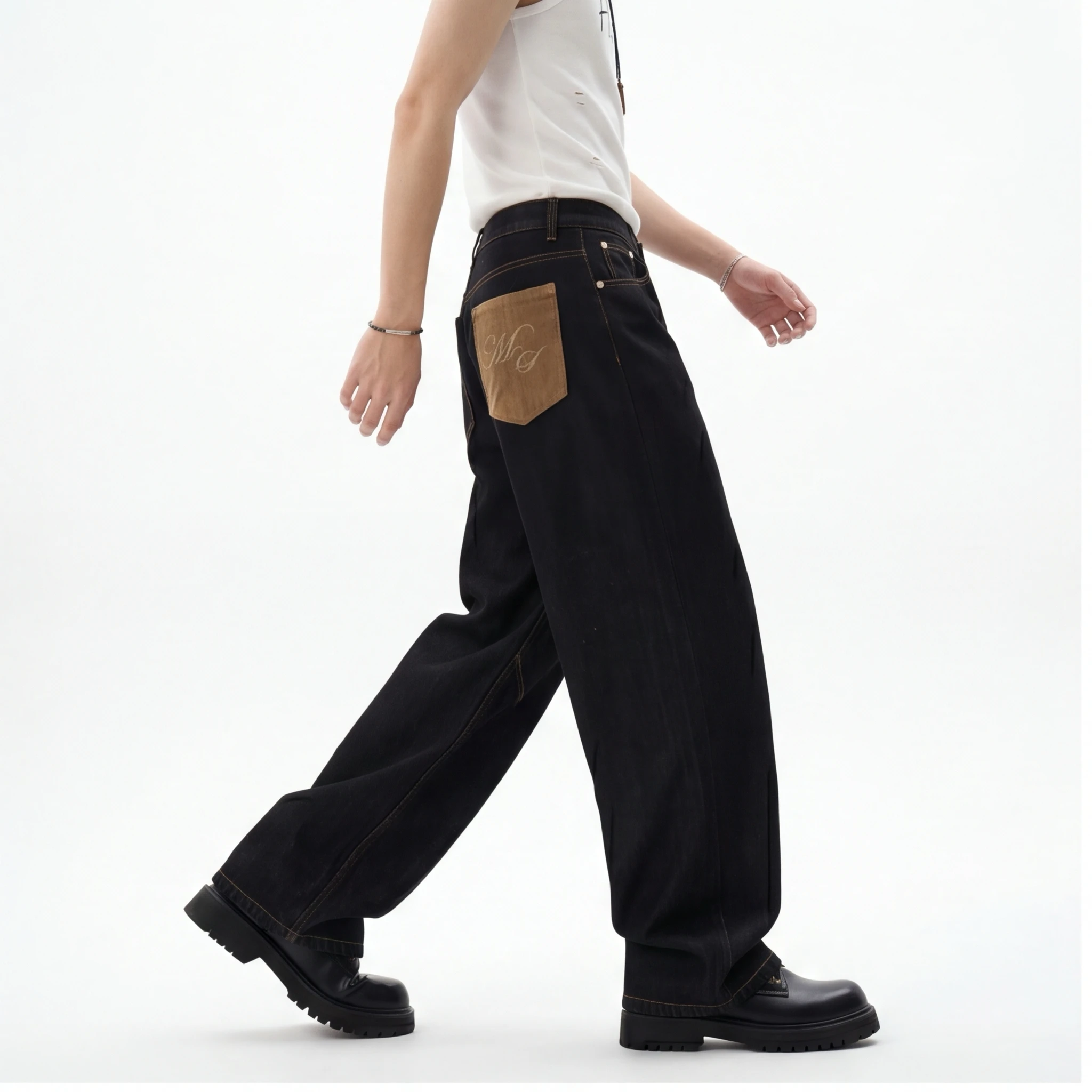Luxury Experience 2026 Men's Straight Leg Denim Jeans American Streetwear Brand Vintage Casual Wide Leg Pants High Quality
Luxury Experience 2026 Men's Straight Leg Denim Jeans American Streetwear Brand Vintage Casual Wide Leg Pants High Quality