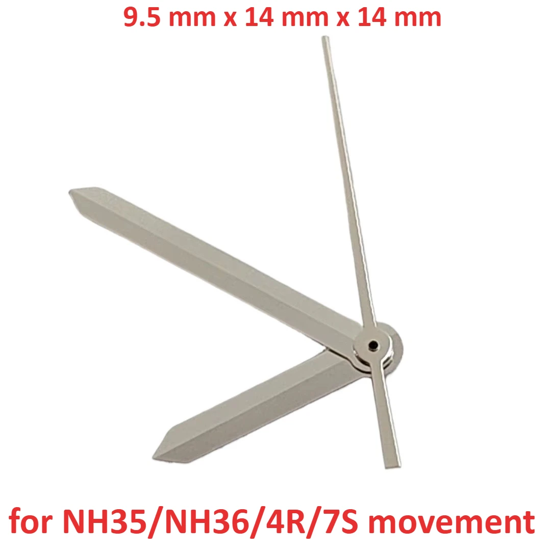 New NH35 Silver Polished Watch Hands No Luminous Needle Modified Watch Accessory for NH35 NH36 Movement
New NH35 Silver Polished Watch Hands No Luminous Needle Modified Watch Accessory for NH35 NH36 Movement