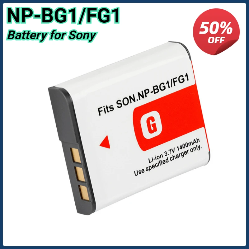 1400mAh NP-BG1 Battery for Sony Np Bg1 Battery NP-BG1 FG1 for SONY Cyber-Shot DSC-H3 DSC-H7 DSC-H9 DSC-H50 DSC-H10 DSC-H20 DSC-
1400mAh NP-BG1 Battery for Sony Np Bg1 Battery NP-BG1 FG1 for SONY Cyber-Shot DSC-H3 DSC-H7 DSC-H9 DSC-H50 DSC-H10 DSC-H20 DSC-