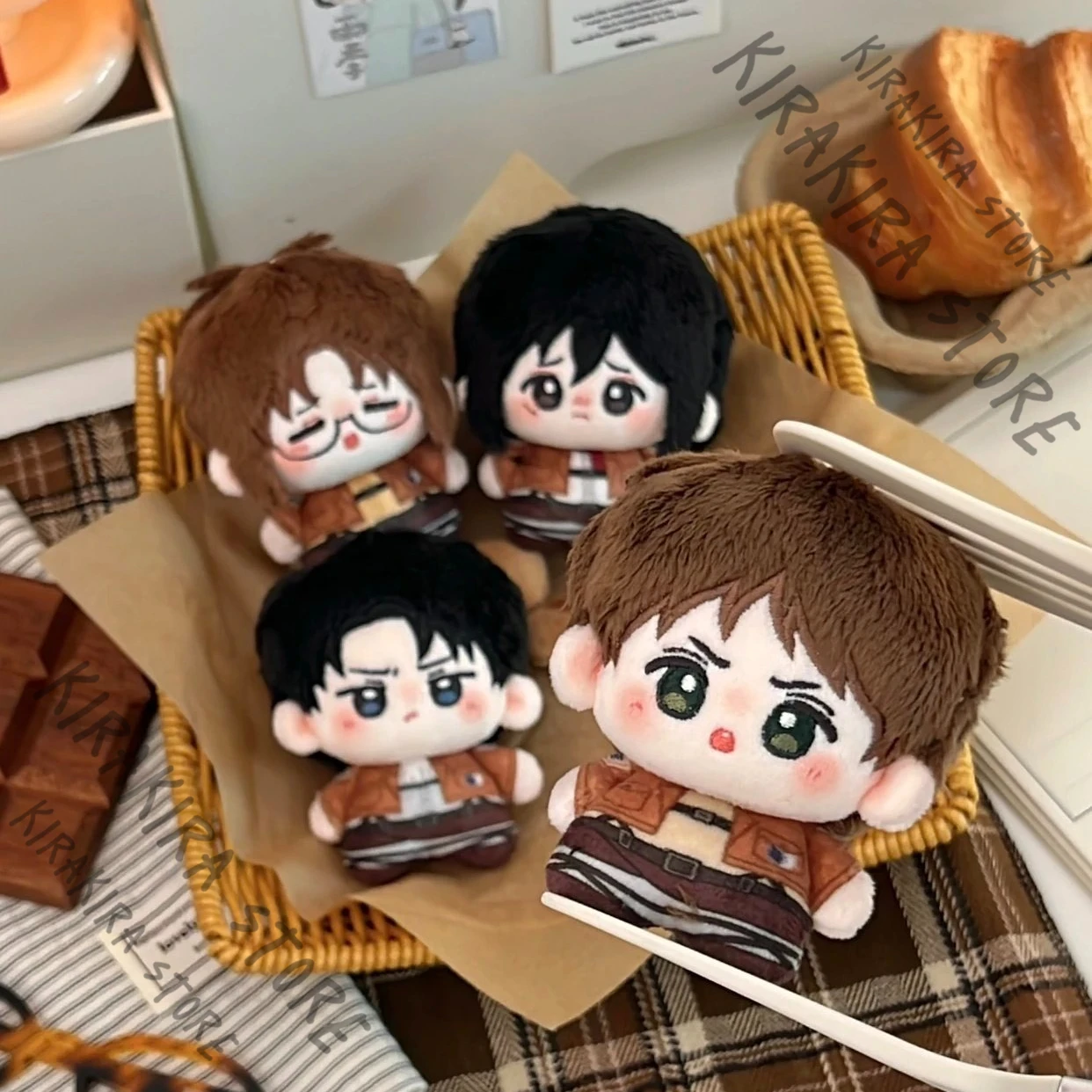 Eren Jaeger Mikasa.Ackerman 10cm Figure Puppet Attack on Titan Hanging Drop Levi Ackerman Hange Zoe Keychain Ornament Maumet
Eren Jaeger Mikasa.Ackerman 10cm Figure Puppet Attack on Titan Hanging Drop Levi Ackerman Hange Zoe Keychain Ornament Maumet