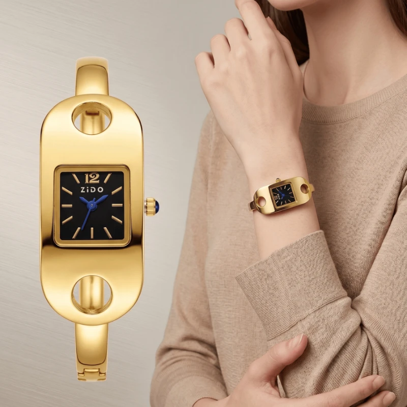 Unique Gold Women Bracelet Watch Fashion Cuff Quartz Wristwatch for Woman Simple Elegant Ladies Watch Female Clock montre femme
Unique Gold Women Bracelet Watch Fashion Cuff Quartz Wristwatch for Woman Simple Elegant Ladies Watch Female Clock montre femme