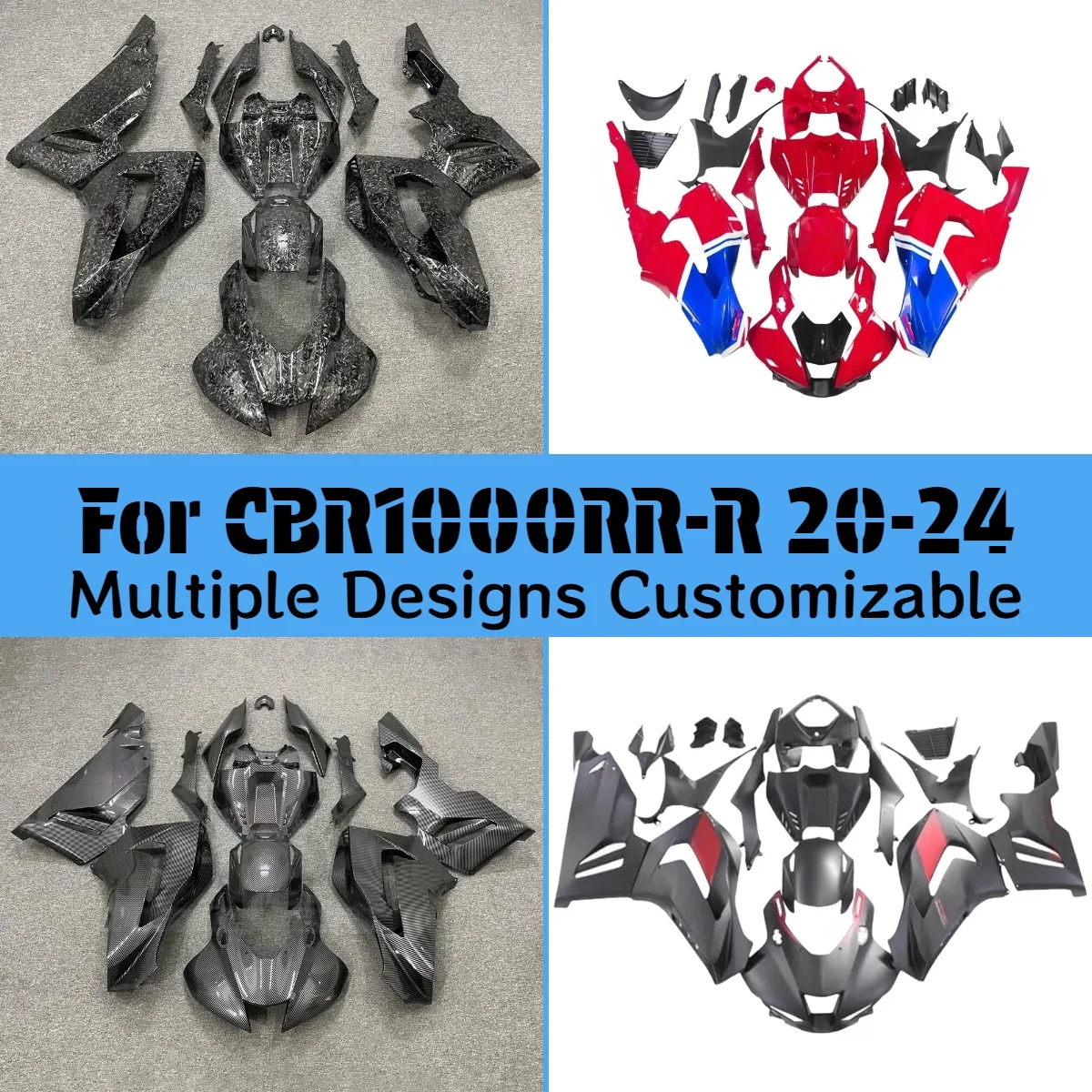 Обтекатели послепродажного обслуживания CBR 1000RR-R 2020 2021 2022 2023 2024, комплект обтекателей для инъекций, комплект кузова для HONDA CBR1000RR-R 20-24
Обтекатели послепродажного обслуживания CBR 1000RR-R 2020 2021 2022 2023 2024, комплект обтекателей для инъекций, комплект кузова для HONDA CBR1000RR-R 20-24