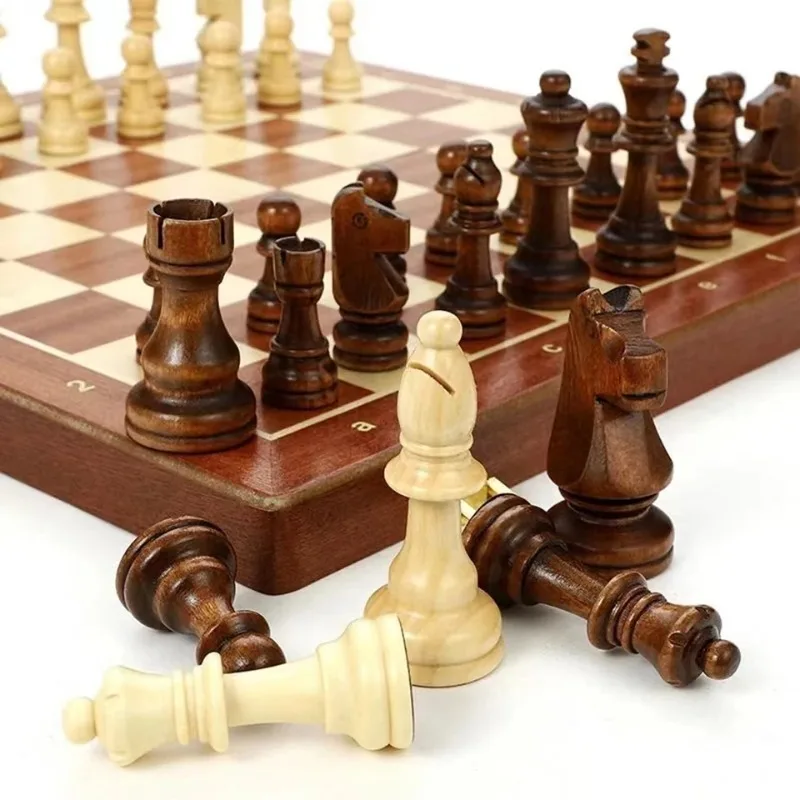 【Hot Item】15" X 15" High-end Folding Chess Set Grade Classic Handwork Solid Wood Pieces Walnut Chessboard Children Gift Boar
【Hot Item】15" X 15" High-end Folding Chess Set Grade Classic Handwork Solid Wood Pieces Walnut Chessboard Children Gift Boar