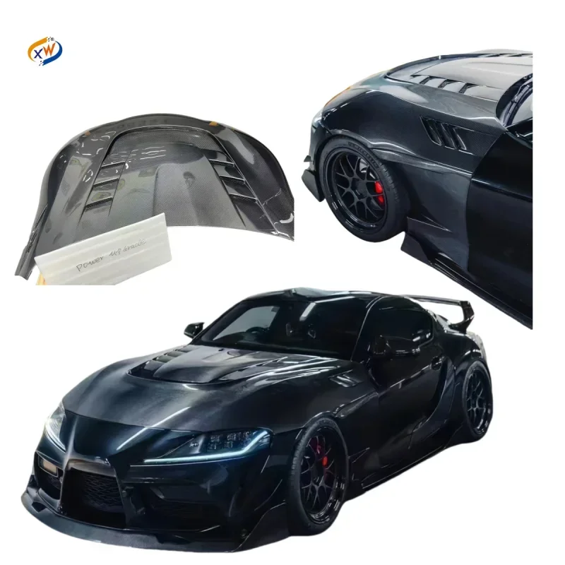 Suitable for Supra A90 JZA90 VRS carbon fiber hood multi-ventilation refitted body hood
Suitable for Supra A90 JZA90 VRS carbon fiber hood multi-ventilation refitted body hood