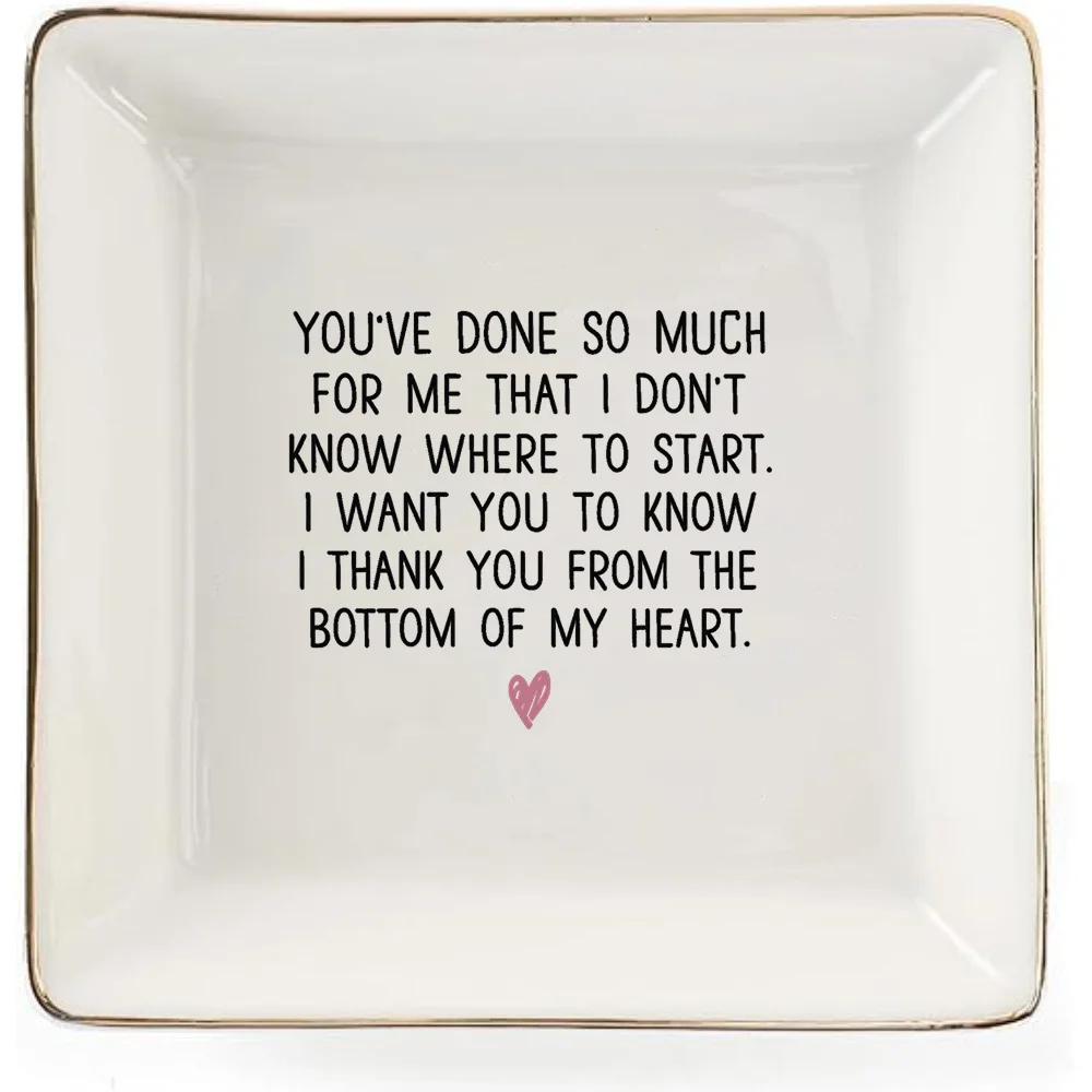 Appreciation Present - Heart-Designed Jewelry Tray for Rings And Trinkets - Ideal for Daughters, Colleagues, And Friends - Perfe
Appreciation Present - Heart-Designed Jewelry Tray for Rings And Trinkets - Ideal for Daughters, Colleagues, And Friends - Perfe
