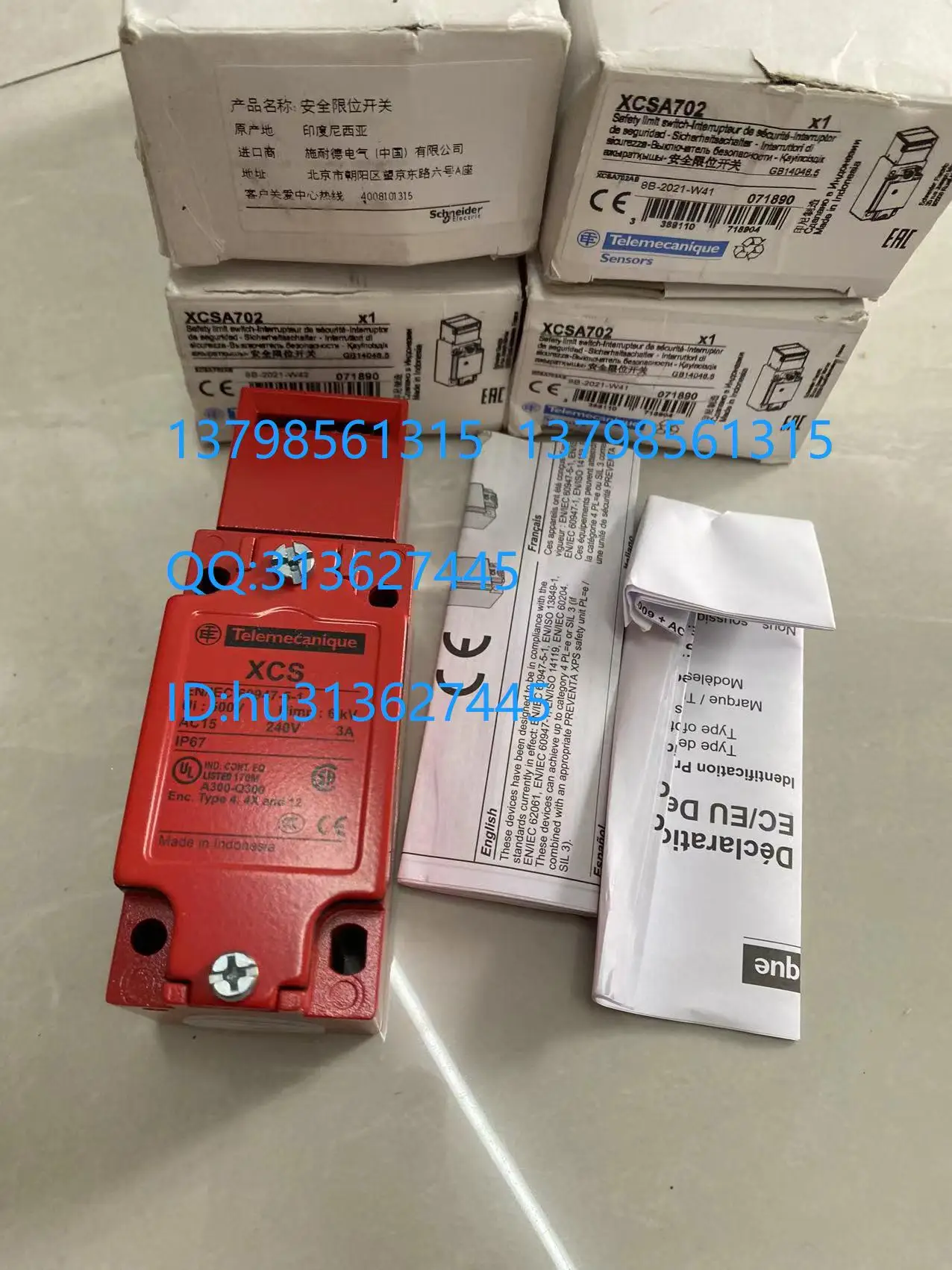 SCHNEIDER --- TE Schneider, датчик переключателя XCSA702, оригинал, подлинный
SCHNEIDER --- TE Schneider, датчик переключателя XCSA702, оригинал, подлинный