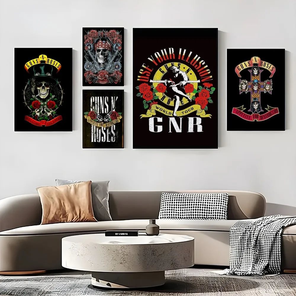 G-Guns N Skull Rock Roll R-Roses Band Retro Poster Sticky Wall Art Printing Waterproof Home Living Bed Room Bar Aesthetic Decor
G-Guns N Skull Rock Roll R-Roses Band Retro Poster Sticky Wall Art Printing Waterproof Home Living Bed Room Bar Aesthetic Decor