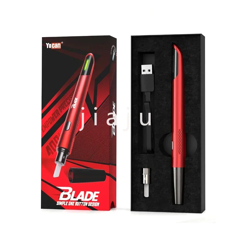 Cuchillo caliente Original Yocan Blade, herramienta calentamiento cera cerámica con batería recargable de 400mah
Cuchillo caliente Original Yocan Blade, herramienta calentamiento cera cerámica con batería recargable de 400mah
