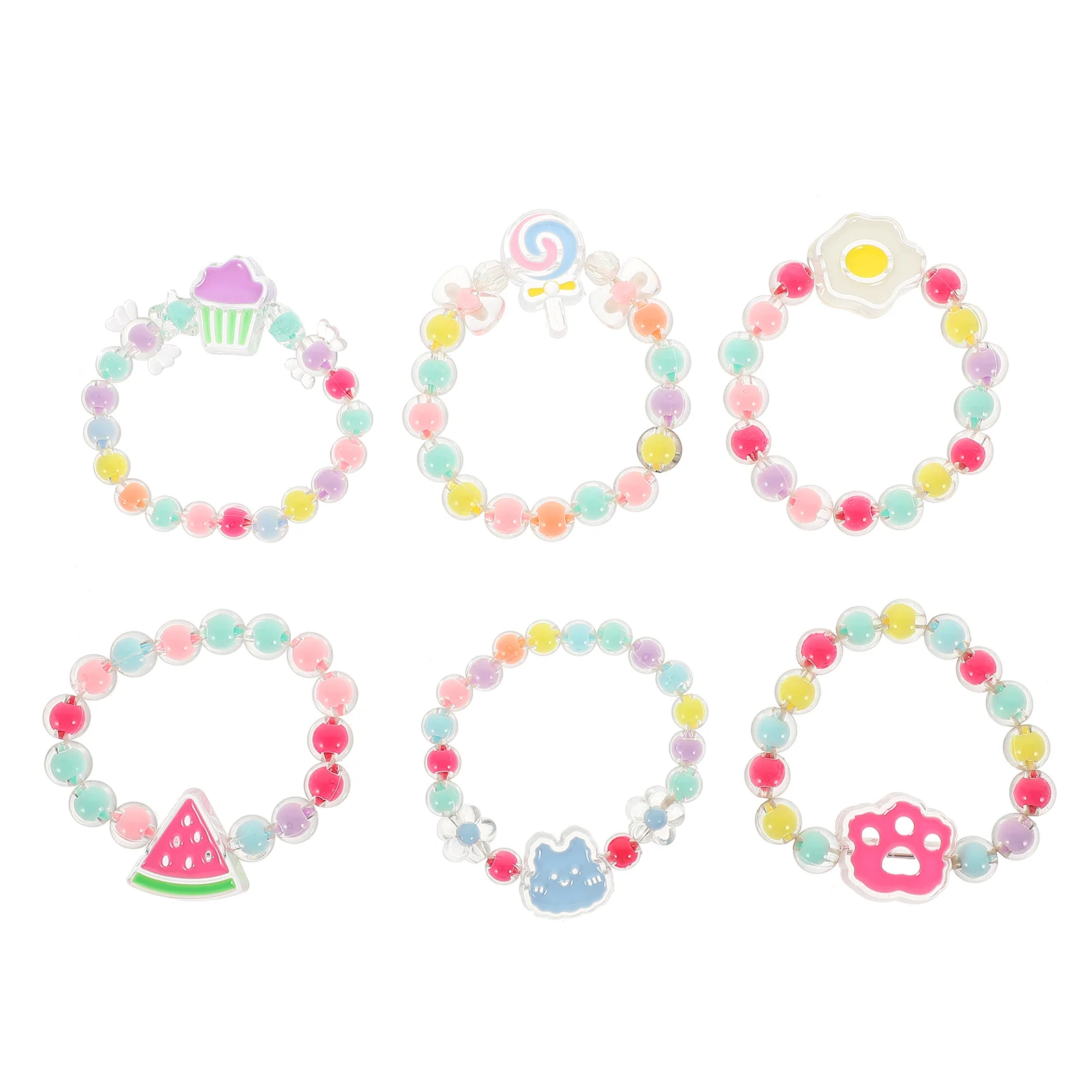 6pcs Children Toddler Wrist Chain Kids Toddler Color Plastic Student Bracelets Girls Fashion Fun Toys
6pcs Children Toddler Wrist Chain Kids Toddler Color Plastic Student Bracelets Girls Fashion Fun Toys