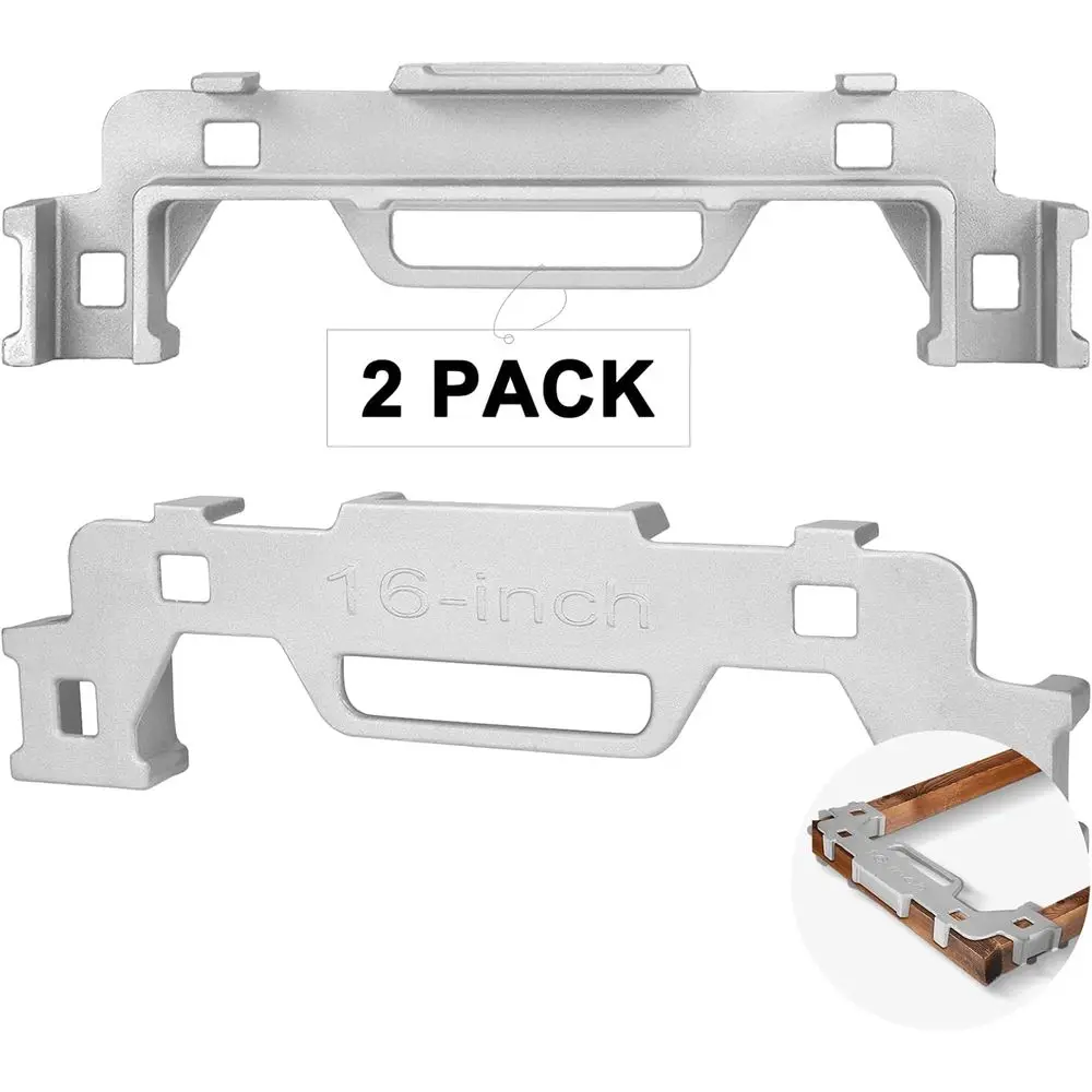 Tio 2 Pcs 16 Inch ing Tools ing Stud Layout Tool Cast Stud Measurement Spacing Precision Jig Tool or Walls Roos loor Ladders
Tio 2 Pcs 16 Inch ing Tools ing Stud Layout Tool Cast Stud Measurement Spacing Precision Jig Tool or Walls Roos loor Ladders