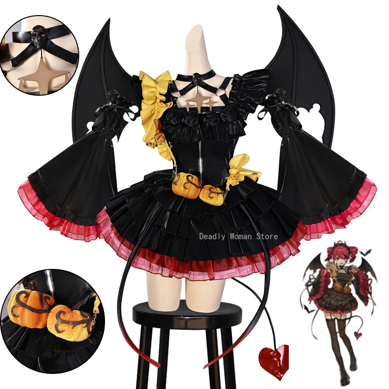 Kasanee Teto Cosplay Little Devil Dress Wig XS-2XL Anime Vsinger Cosplay Halloween Party Outfits for Women
Kasanee Teto Cosplay Little Devil Dress Wig XS-2XL Anime Vsinger Cosplay Halloween Party Outfits for Women