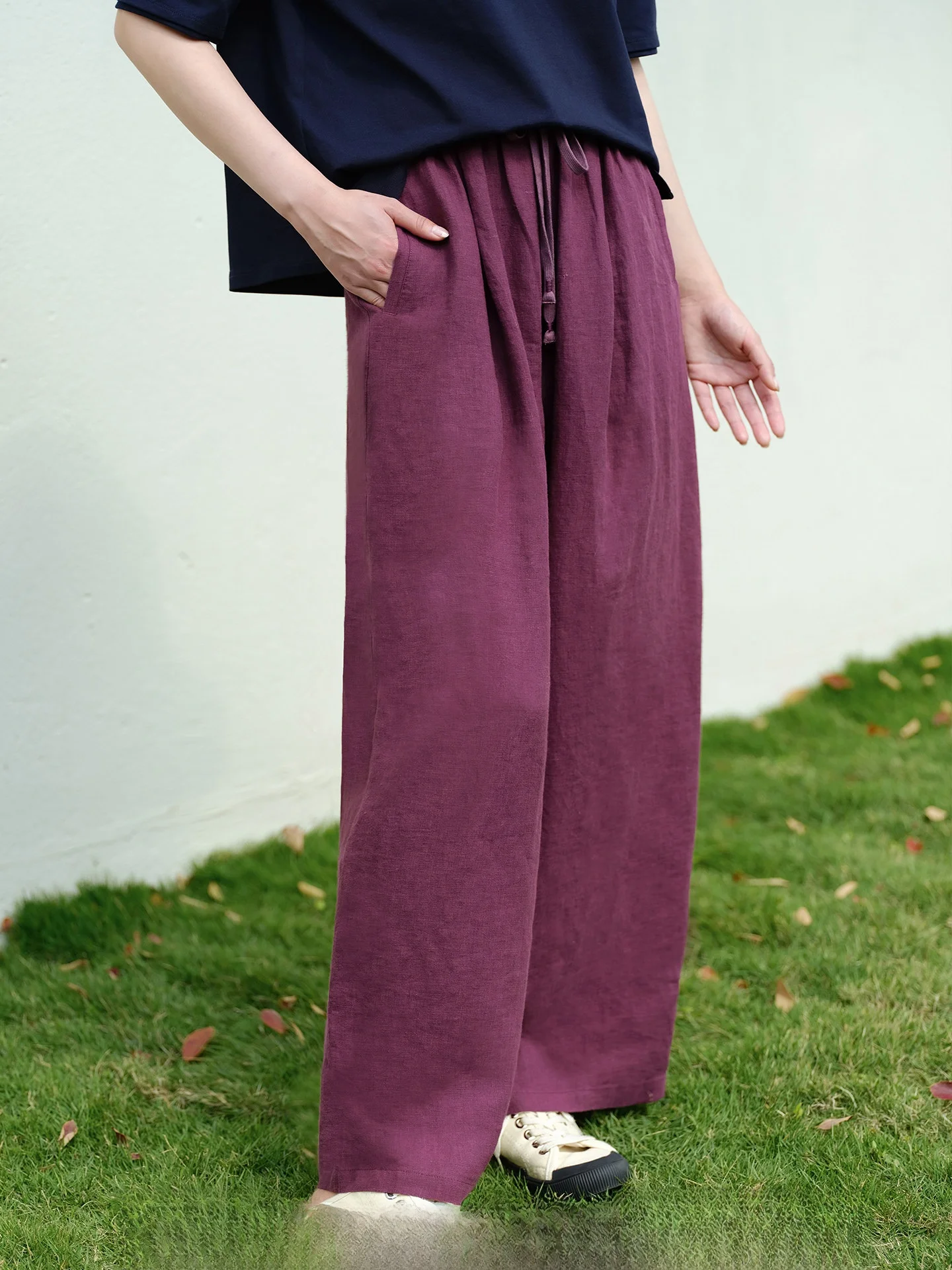 Original Spring Washed Long Fiber Linen Casual Pants Straight Leg Leisure Trousers Versatile Natural Waist Zipper Closure Ladies
Original Spring Washed Long Fiber Linen Casual Pants Straight Leg Leisure Trousers Versatile Natural Waist Zipper Closure Ladies