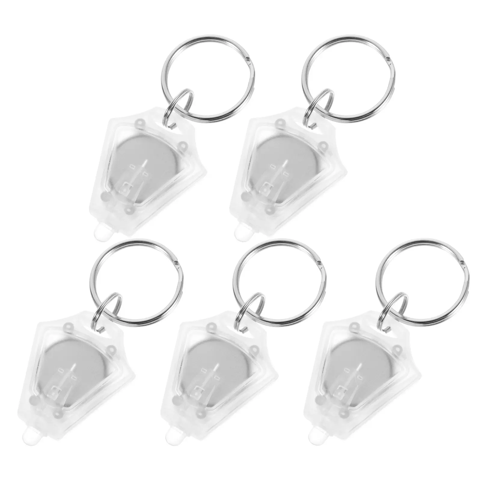 5Pcs Plastic Keychain LED Light Compact Reliable Emergency Lamp for Daily Use Night Walking Signaling DIY Decoration Key Ring
5Pcs Plastic Keychain LED Light Compact Reliable Emergency Lamp for Daily Use Night Walking Signaling DIY Decoration Key Ring