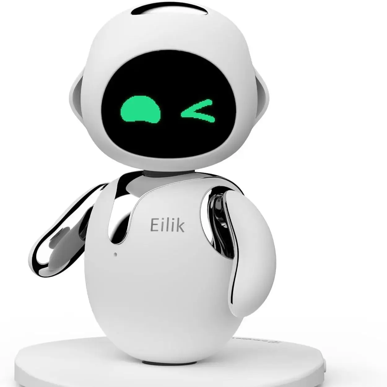Eilik Silver - Touch Interactive Desk Companion Toys, Cute Robot Pets with Abundant Emotions. Funny Animations&Mini-Game
Eilik Silver - Touch Interactive Desk Companion Toys, Cute Robot Pets with Abundant Emotions. Funny Animations&Mini-Game