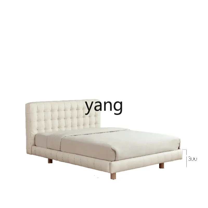 LH first layer cowhide leather bed cream wind modern simple solid wood leather bed suspension bed
LH first layer cowhide leather bed cream wind modern simple solid wood leather bed suspension bed