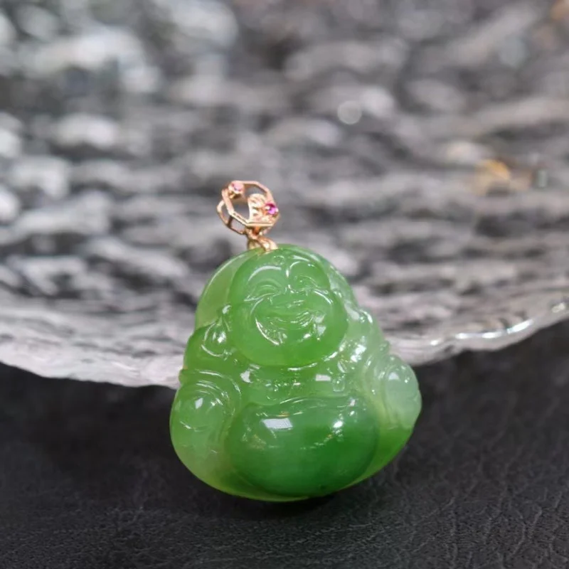 Подвеска Hetian Jade с улыбающимся Буддой, 18-каратное золото, инкрустированные старыми материалами, форма 21*21,5*,5
Подвеска Hetian Jade с улыбающимся Буддой, 18-каратное золото, инкрустированные старыми материалами, форма 21*21,5*,5