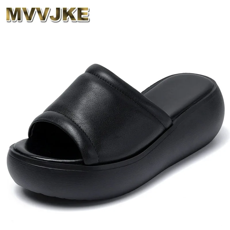 Женские летние тапочки 6 см, модные летние пляжные туфли из натуральной кожи на танкетке, размеры 35–40
Женские летние тапочки 6 см, модные летние пляжные туфли из натуральной кожи на танкетке, размеры 35–40