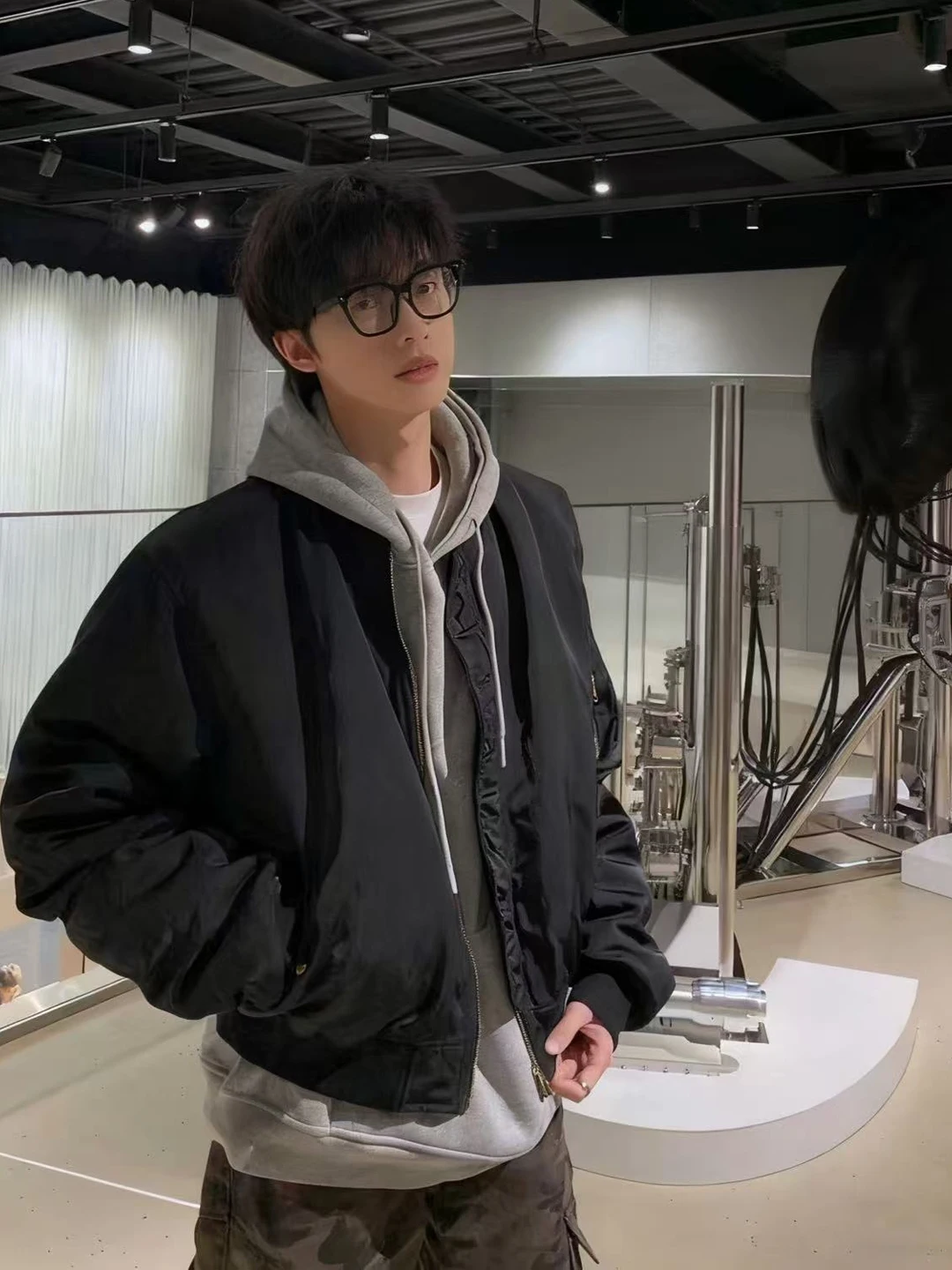 Bla American Pilot Jaet Men's ort Baseball Sle Cleanfit Workwear Autumn Faion Outerwear Youth Stand Fit Jaet
Bla American Pilot Jaet Men's ort Baseball Sle Cleanfit Workwear Autumn Faion Outerwear Youth Stand Fit Jaet