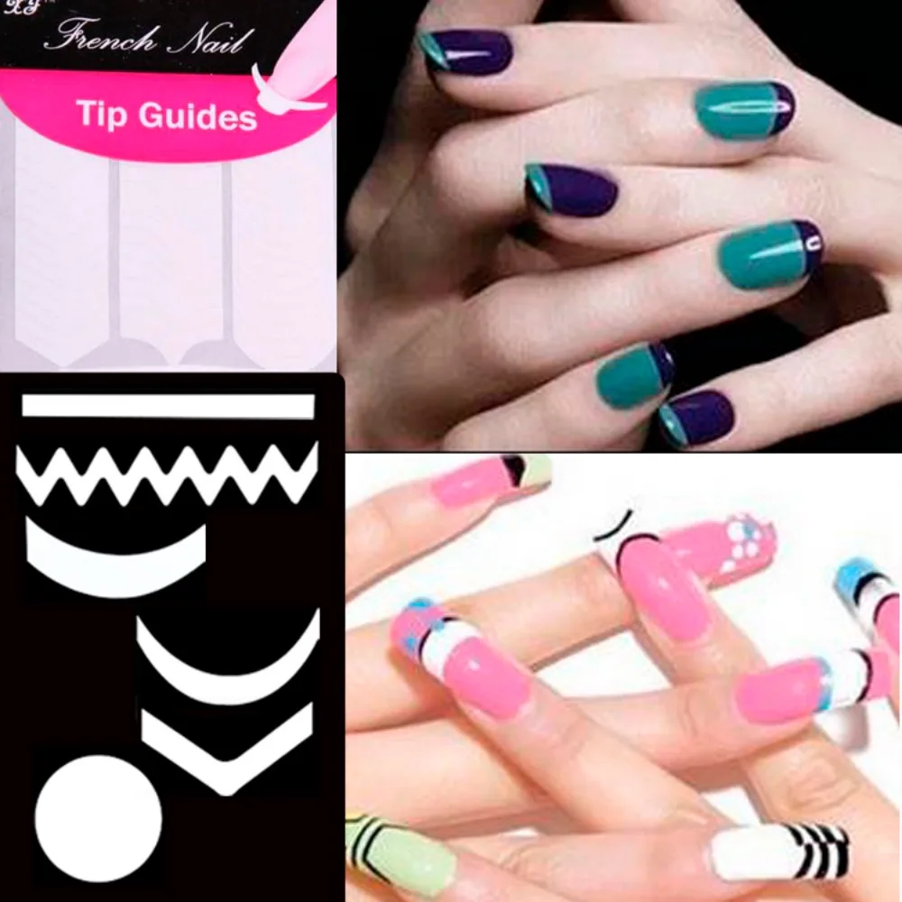 New 2Pack Creative DIY Beauty French Manicure Form Nail Art Tape Tools Round Stencil
New 2Pack Creative DIY Beauty French Manicure Form Nail Art Tape Tools Round Stencil