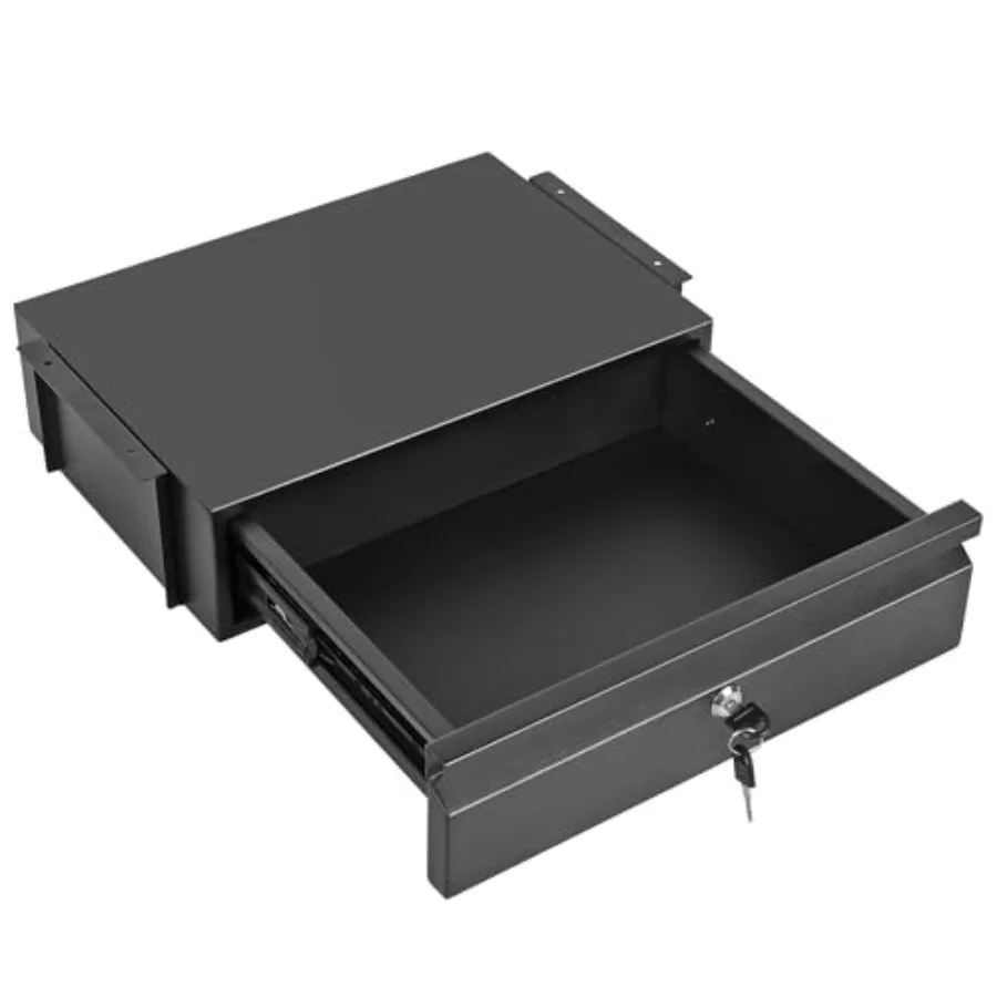Under Desk Drawer 15.7" x 11.8" x 4.3", Under Desk Pull Out Drawer with Lock and Keys, 4.3" and 7.5" Optional Bracket Height, S
Under Desk Drawer 15.7" x 11.8" x 4.3", Under Desk Pull Out Drawer with Lock and Keys, 4.3" and 7.5" Optional Bracket Height, S