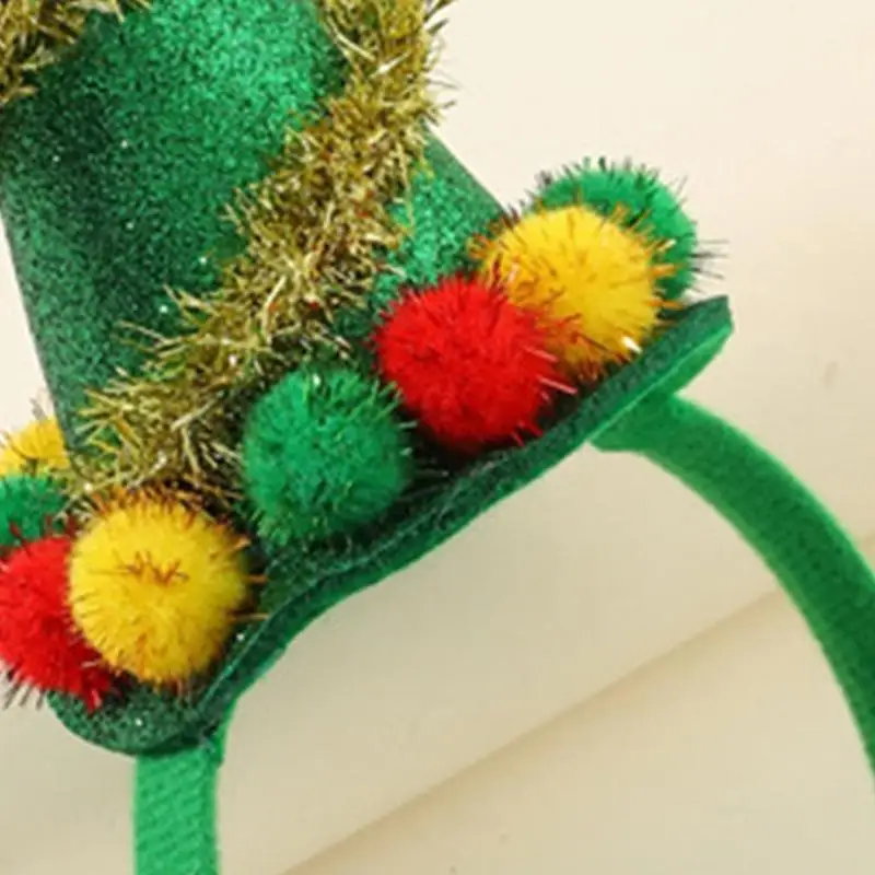652F Cartoon Christmas Tree Headband with Glitter Hairband Furry Headband for Halloween Cosplay Accessories
652F Cartoon Christmas Tree Headband with Glitter Hairband Furry Headband for Halloween Cosplay Accessories