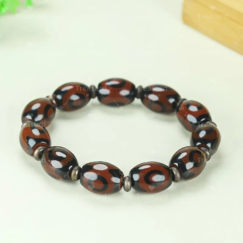 Elegant Unisex Natural Stone Bracelet - Stylish Red and Black Beaded, Unisex Accessories
Elegant Unisex Natural Stone Bracelet - Stylish Red and Black Beaded, Unisex Accessories