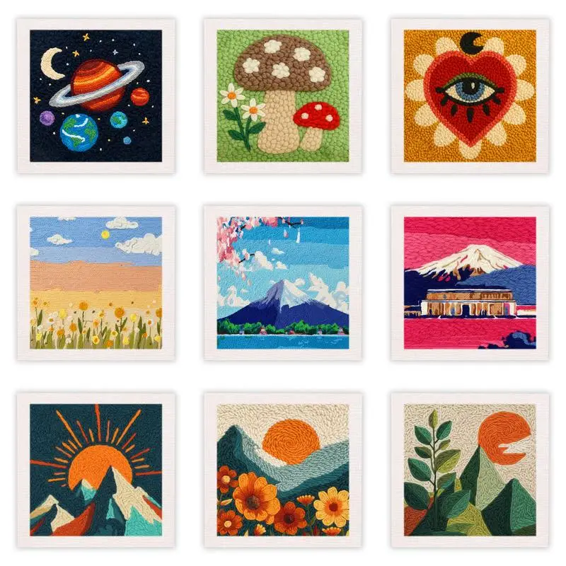 Landscape Diy Needle Punch Kit Gift Art Projects For Adults 25x25cm/9.84x9.84inch Punch Needle Threader Arts and Craft
Landscape Diy Needle Punch Kit Gift Art Projects For Adults 25x25cm/9.84x9.84inch Punch Needle Threader Arts and Craft