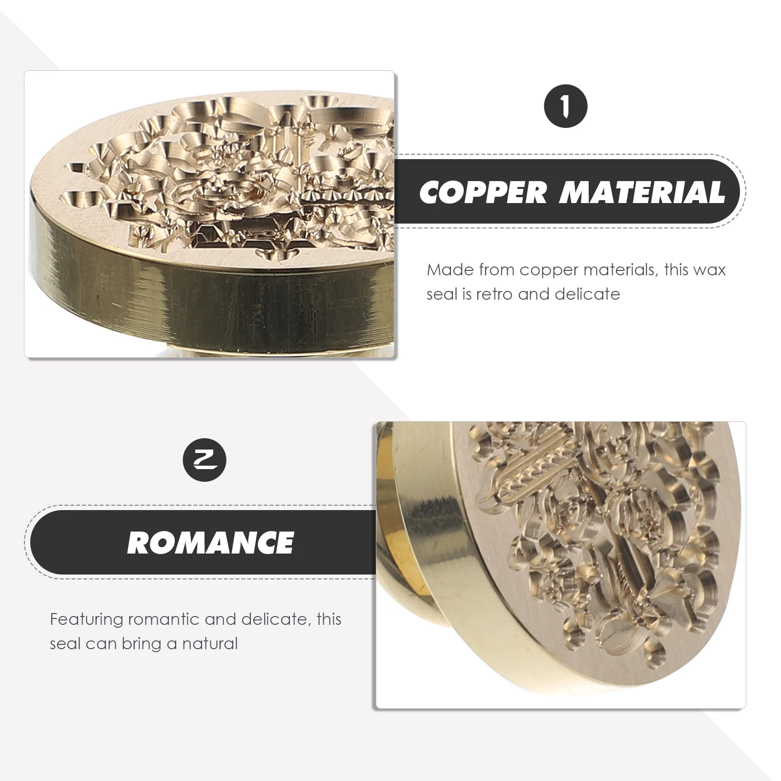 Copper Wax Seal Head Style Delicate Pattern for DIY Crafts Invitations Letters Decorative Lacquer Seal
Copper Wax Seal Head Style Delicate Pattern for DIY Crafts Invitations Letters Decorative Lacquer Seal