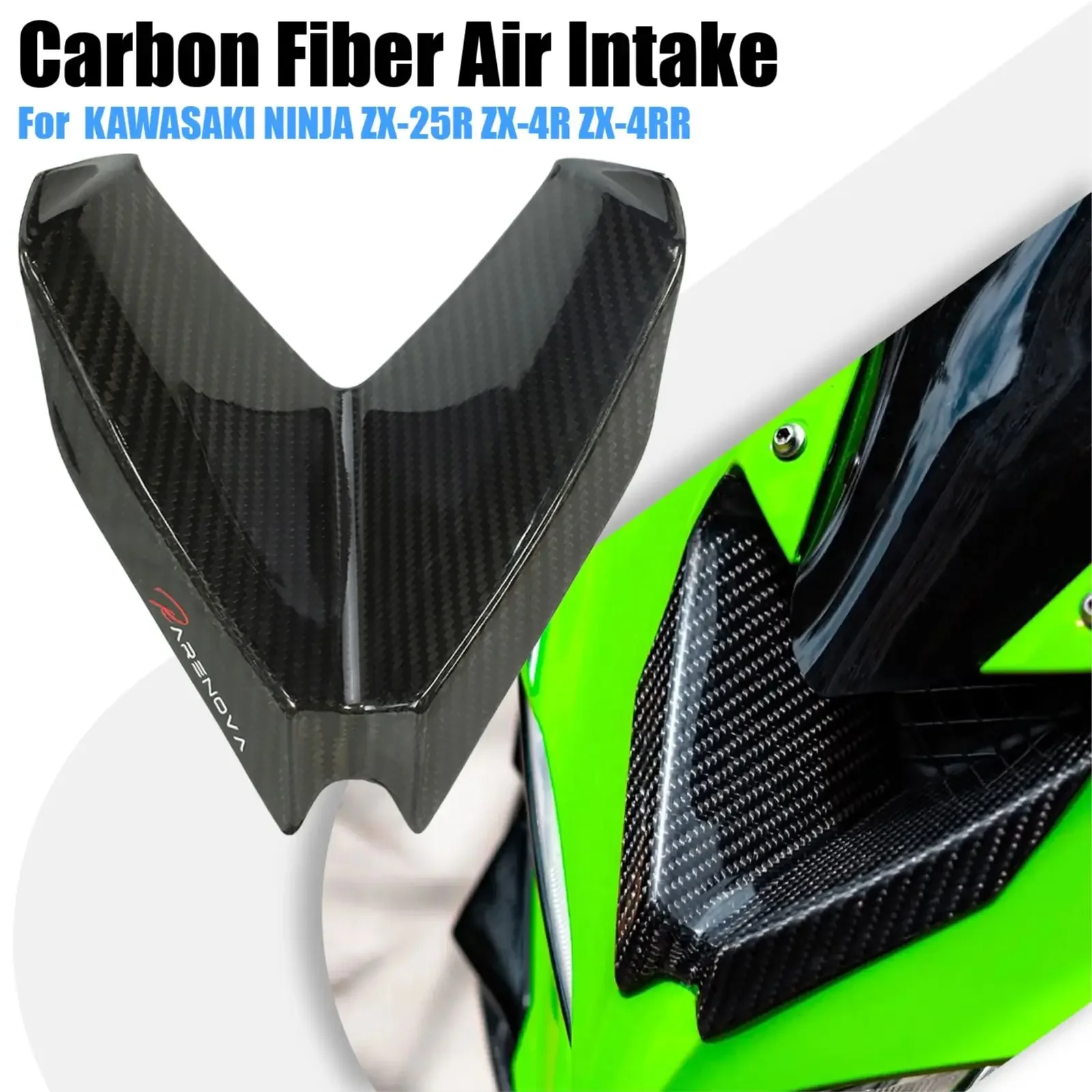 ZX-4R Carbon Fiber Air Intake Cover For KAWASAKI ZX-25R ZX-4RR Motorcycle Air Intake Stamping Port Shell Cover Before Fairing
ZX-4R Carbon Fiber Air Intake Cover For KAWASAKI ZX-25R ZX-4RR Motorcycle Air Intake Stamping Port Shell Cover Before Fairing