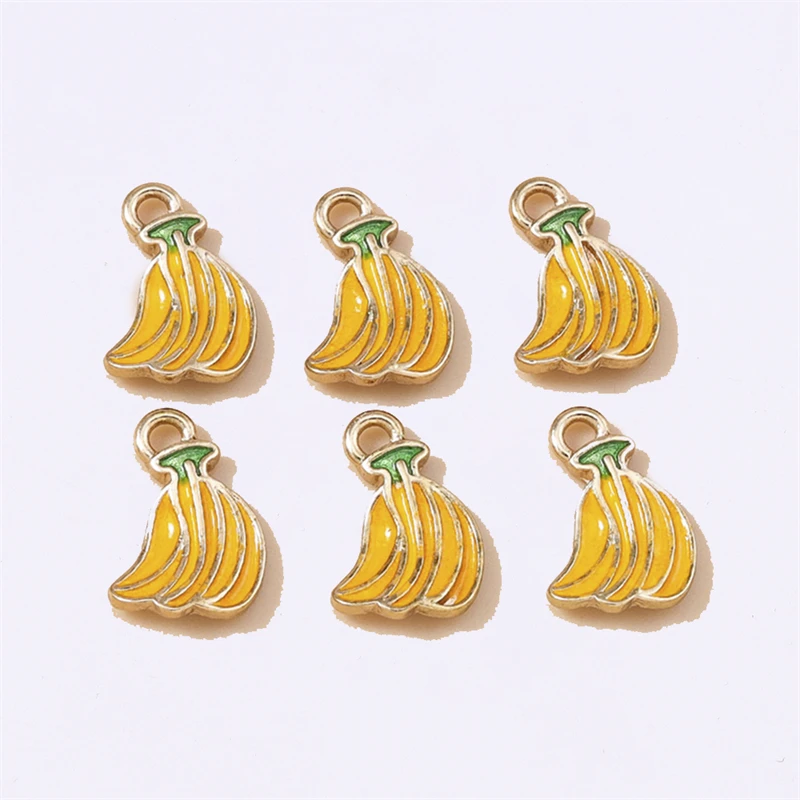 Duarte 20Pcs/Lot Cute Fruit Charms Enamel Food Banana Charms Pendants for Jewelry Making Necklaces Earrings Accessories DIY Gift
Duarte 20Pcs/Lot Cute Fruit Charms Enamel Food Banana Charms Pendants for Jewelry Making Necklaces Earrings Accessories DIY Gift
