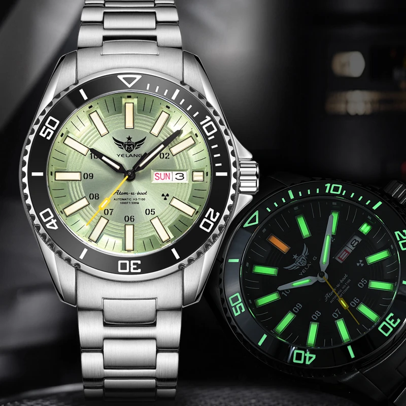 Yelang V1032 Automatic Movement Men Watch 300m 30Bar Waterproof Dive Watches for Man Luminous T100 44MM V1032
Yelang V1032 Automatic Movement Men Watch 300m 30Bar Waterproof Dive Watches for Man Luminous T100 44MM V1032