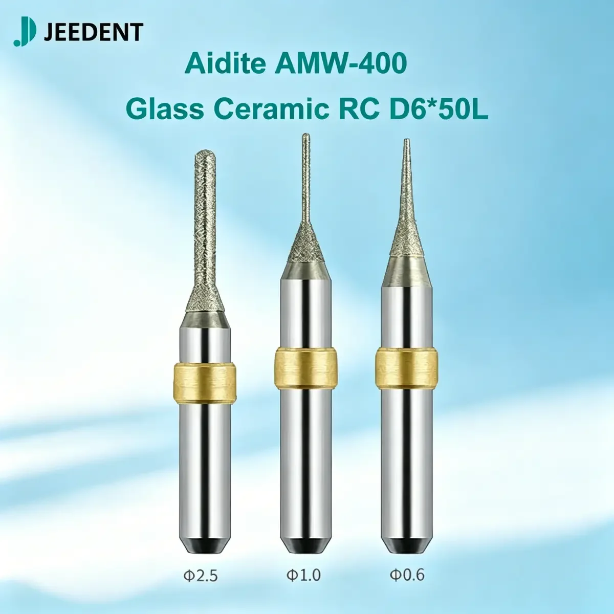 Aidite Milling Burs AMW-400 AMD-500 Lithium Disilicate Grinding CoatingMilling Cutting DrillsFor CAD/CAM Dental Tool
Aidite Milling Burs AMW-400 AMD-500 Lithium Disilicate Grinding CoatingMilling Cutting DrillsFor CAD/CAM Dental Tool